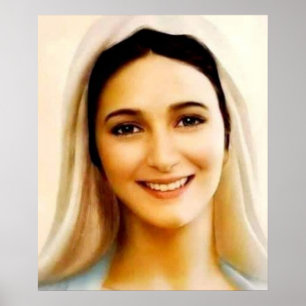 Onze vredesdame, moeder van de vrede, koningin van poster