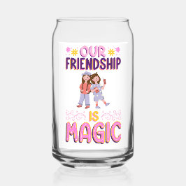 ONZE VRIENDSCHAP IS MAGISCH . VRIENDEN . BBF BLIKVORM GLAS