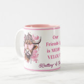Onze Vriendschap Is MOOH-VELOUS Hereford Koe Mok (Voorkant links)
