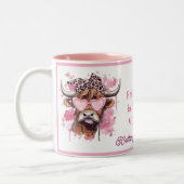 Onze Vriendschap Is MOOH-VELOUS Hereford Koe Mok (Links)