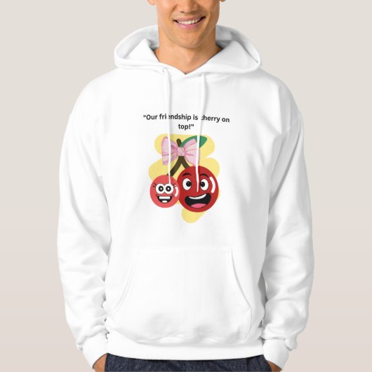 ONZE VRIENDSCHAP QUOTE HOODIE (Voorkant)