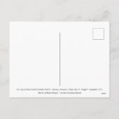 Onze vrouw van de Katholieke Kerk van de berg Carm Feestdagenkaart (Achterkant)