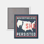 Onze Vrouw van Vrijheid Desondanks bleef ze bestaa Magneet (Voorkant / Achterkant)