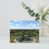 Onze Vrouwe Fatima Basilica Shrine Rosary Pond Briefkaart (Staand voorkant)