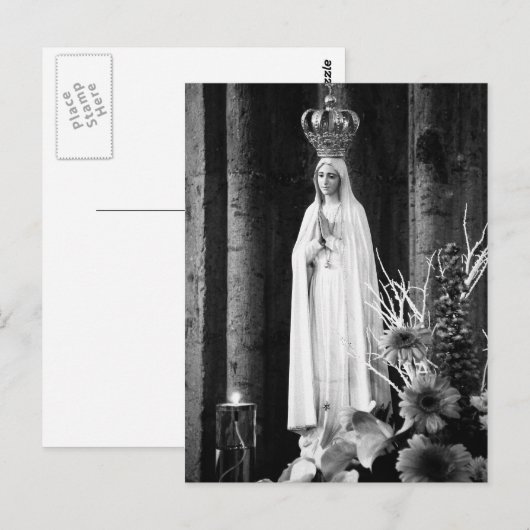 Onze Vrouwe Fatima Briefkaart (Voorkant / Achterkant)