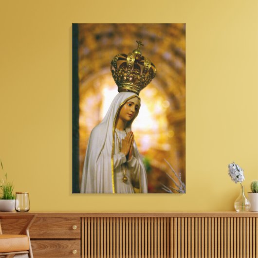 Onze Vrouwe Fatima Canvas Afdruk (Insitu (Woonkamer))