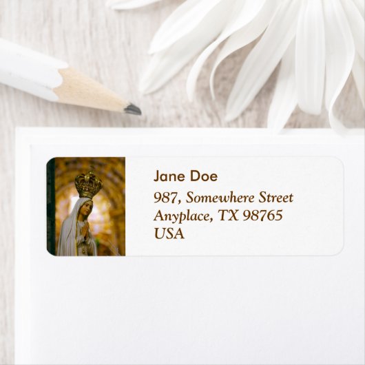 Onze Vrouwe Fatima Etiket (Insitu)