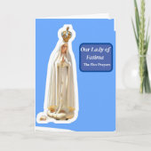 Onze Vrouwe Fatima Kaart (Voorkant)