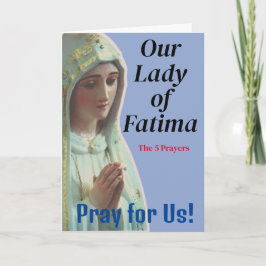Onze Vrouwe Fatima Kaart
