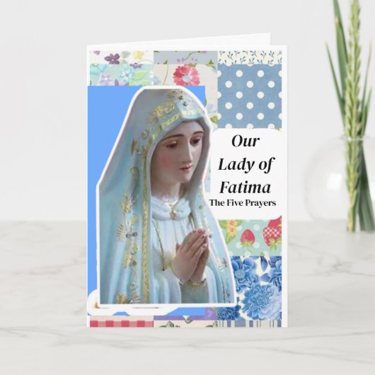 Onze Vrouwe Fatima Kaart (Voorkant)