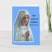 Onze Vrouwe Fatima Kaart (Voorkant)