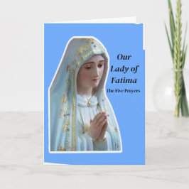 Onze Vrouwe Fatima Kaart