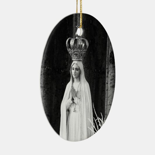 Onze Vrouwe Fatima Keramisch Ornament (Rechts)