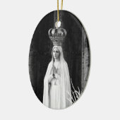 Onze Vrouwe Fatima Keramisch Ornament (Links)