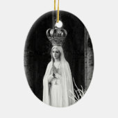 Onze Vrouwe Fatima Keramisch Ornament (Achterkant)