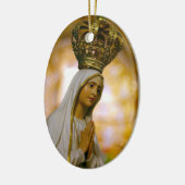 Onze Vrouwe Fatima Keramisch Ornament (Links)