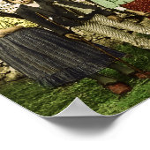 Onze Vrouwe Fatima Maagd Mary Children Poster (Hoek)