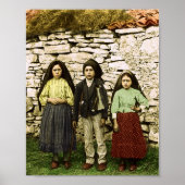 Onze Vrouwe Fatima Maagd Mary Children Poster (Voorkant)