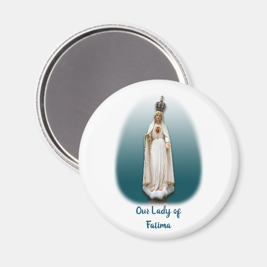 Onze Vrouwe Fatima Magneet (Voorkant / Achterkant)