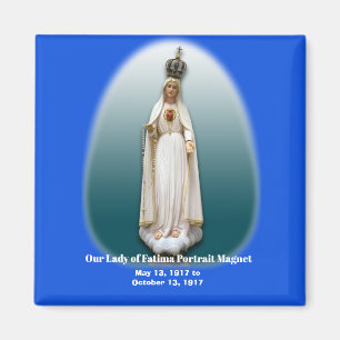 Onze Vrouwe Fatima Portrait Magnt Magneet