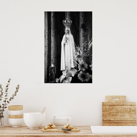 Onze Vrouwe Fatima Poster (Keuken)