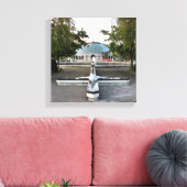 Onze Vrouwe Fatima Shrine Wrapped Canvas Print (Insitu (Woonkamer))