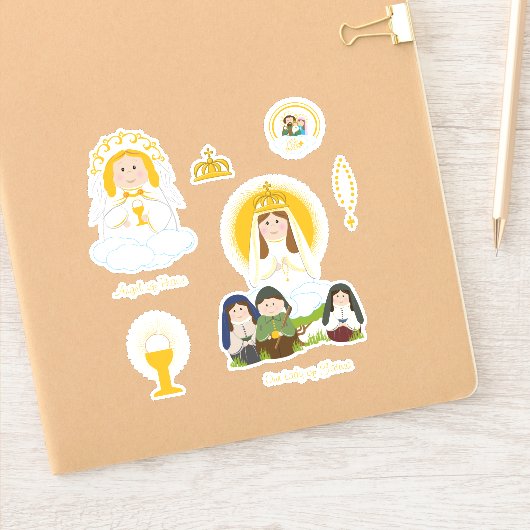Onze Vrouwe Fatima Sticker (Notitieboek)