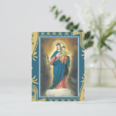 Onze Vrouwe Hulp van Christenen met Baby Jesus Briefkaart (Staand voorkant)
