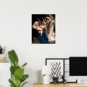 Onze Vrouwe Maagd Mary Song of Angels Print Poster (Thuiskantoor)