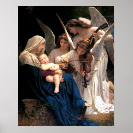 Onze Vrouwe Maagd Mary Song of Angels Print Poster