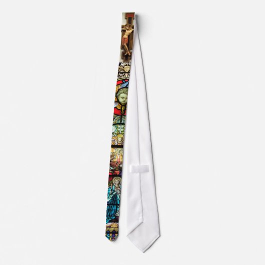 Onze Vrouwe stropdas-Religieus design Stropdas (Achterkant)