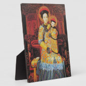 Onze Vrouwe van China (中), 中 華 Chinese 华 Mary Plaq Fotoplaat (Zijkant)