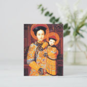 Onze Vrouwe van China (中) 母, 中 華 Chinese Maagd Mar Briefkaart (Staand voorkant)