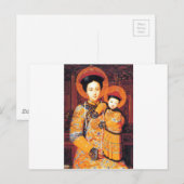 Onze Vrouwe van China (中) 母, 中 華 Chinese Maagd Mar Briefkaart (Voorkant / Achterkant)