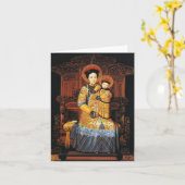 Onze Vrouwe van China (中) 母, 中 華 Chinese Maagd Mar Kaart (Gele Bloem)