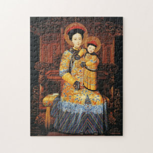 Onze Vrouwe van China (中) 母, 中 華 Chinese Maagd Mar Legpuzzel