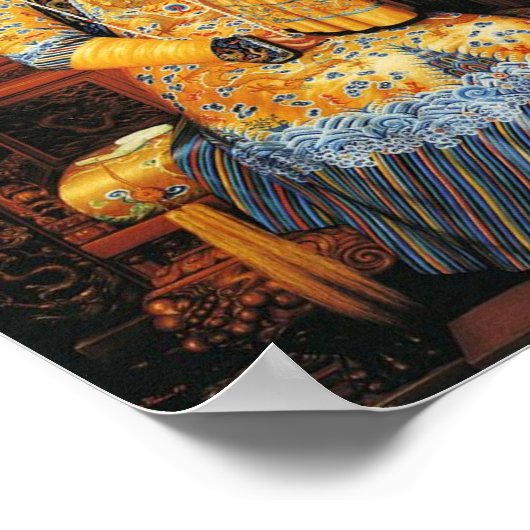 Onze Vrouwe van China (中) 母, 中 華 Chinese Maagd Mar Poster (Hoek)