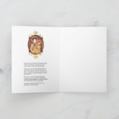 Onze Vrouwe van China Jezus Katholieke Religie Kaart (Binnen)