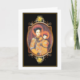 Onze Vrouwe van China Jezus Katholieke Religie Kaart