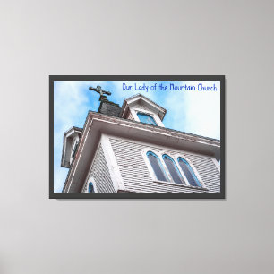 Onze Vrouwe van de Berg Kerk Canvas Afdruk