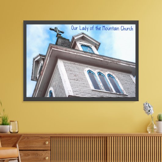 Onze Vrouwe van de Berg Kerk Canvas Afdruk (Insitu (Woonkamer))