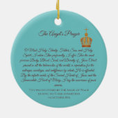 Onze Vrouwe van Fatima en de drie herders Keramisch Ornament (Achterkant)