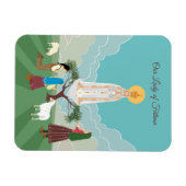 Onze Vrouwe van Fatima en de drie herders Magneet (Horizontaal)