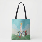 Onze Vrouwe van Fatima en de drie herders Tote Bag (Voorkant)