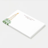 Onze Vrouwe van Fatima en witte rozen Post-it® Notes (Schuin)
