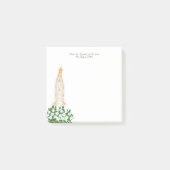 Onze Vrouwe van Fatima en witte rozen Post-it® Notes (Voorkant)