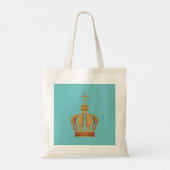 Onze Vrouwe van Fatima en witte rozen Tote Bag (Achterkant)
