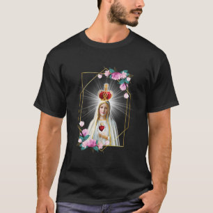 Onze Vrouwe van Fatima Onbevlekt Hart van Gezegend T-shirt