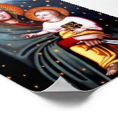 Onze Vrouwe van Fatima Poolse  katholieke dame Poster (Hoek)