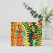 Onze Vrouwe van Guadalupe Mexico Briefkaart (Staand voorkant)